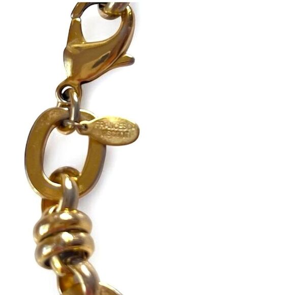 Vintage Francesca Visconti Chunky Chain Link Necklace - Picture 3 of 6